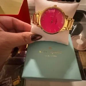kate spade | Accessories | Kate Spade Gold Watch With Pink  display picture 1